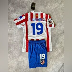 Atlético Madrid Home set for kids Julián Álvarez 19